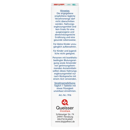 Abbildung der Produktverpackung Doppelherz aktiv Stress - gute Nerven Seitenansicht links